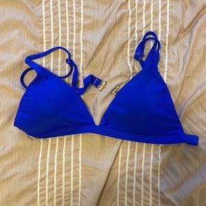 Blue Bikini Top